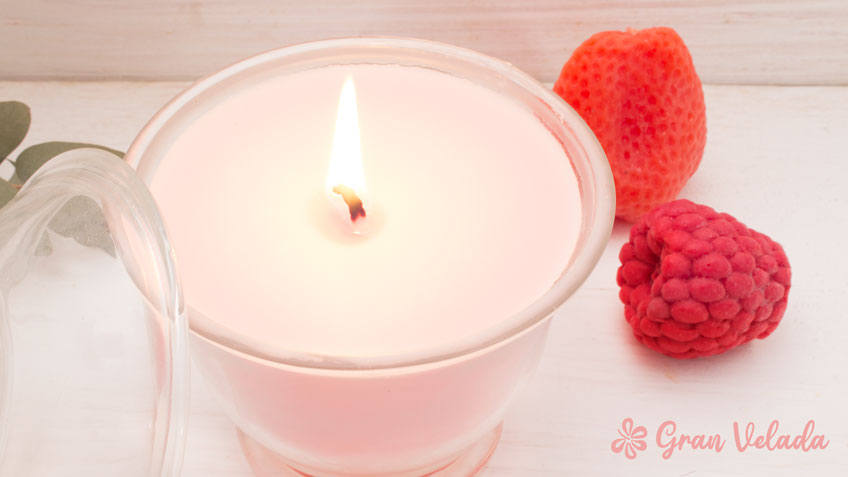 Velas de frutos rojos 1