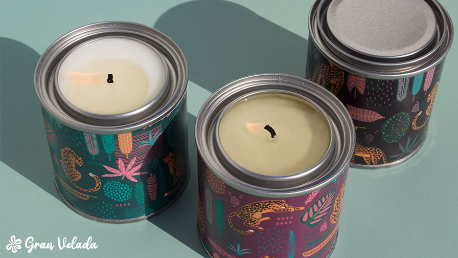 Cómo hacer velas aromáticas en lata 1