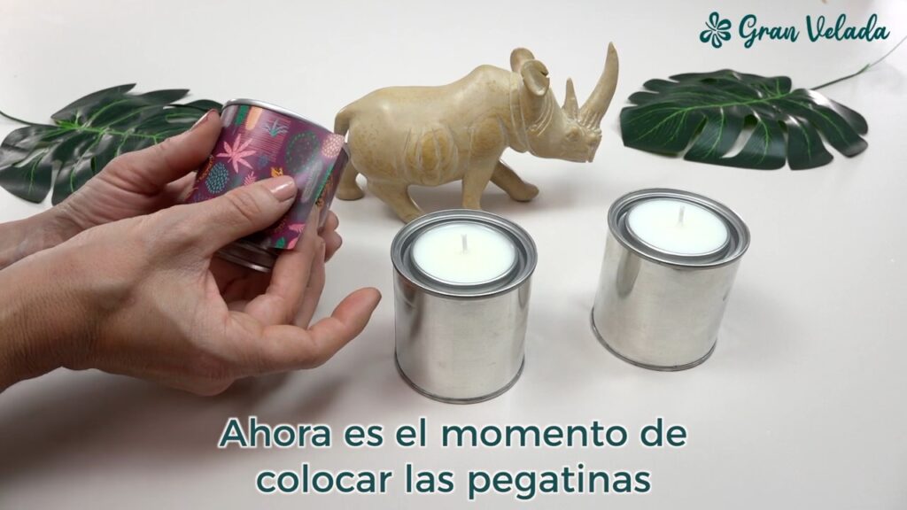 Cómo hacer velas aromáticas en lata paso 13