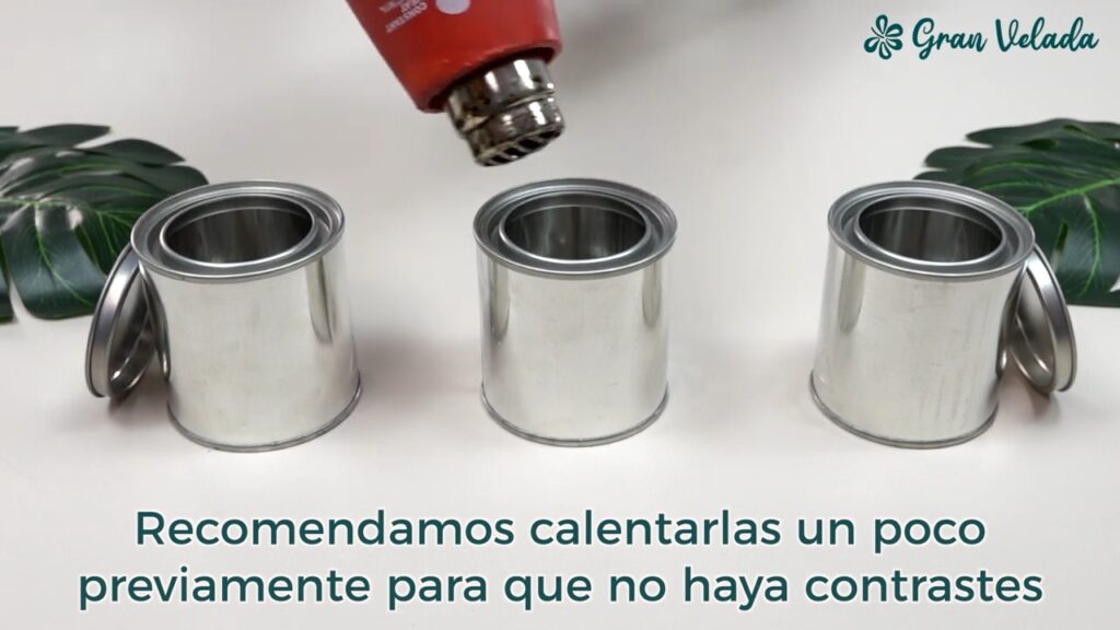 Cómo hacer velas aromáticas en lata paso 5