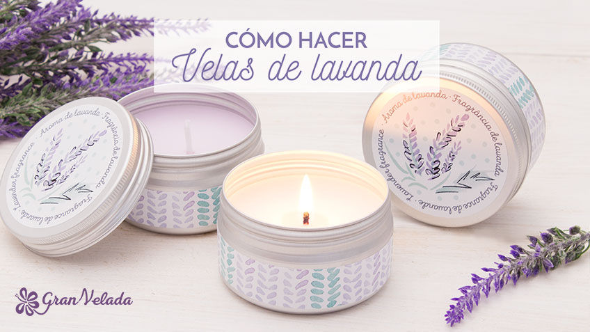 Como hacer velas de lavanda