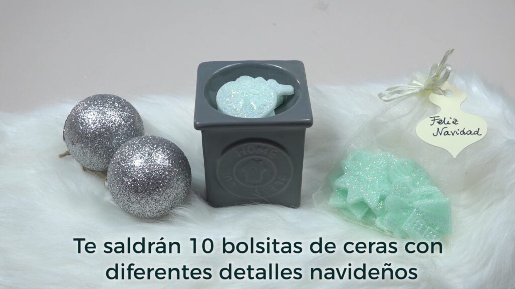 Kit cómo hacer cera perfumada de Navidad 4