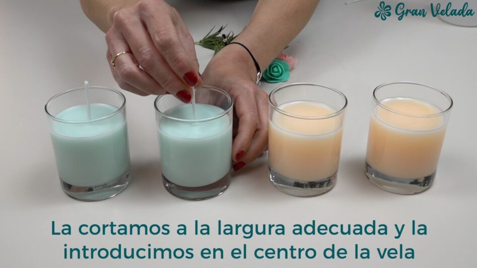 Kit cómo hacer velas aromáticas paso13