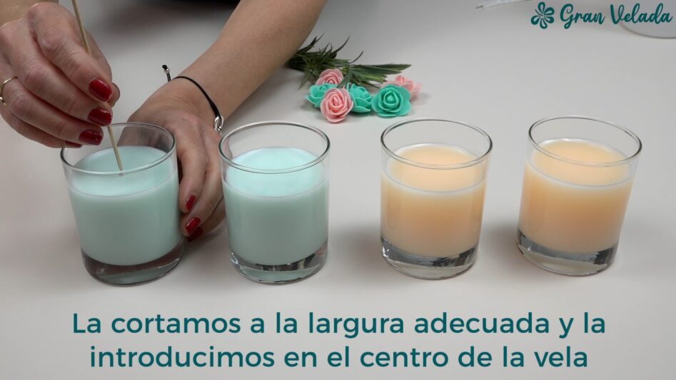 Kit cómo hacer velas aromáticas paso11