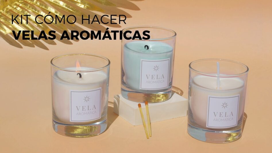 Kit cómo hacer velas aromáticas - Esencias Aromáticas