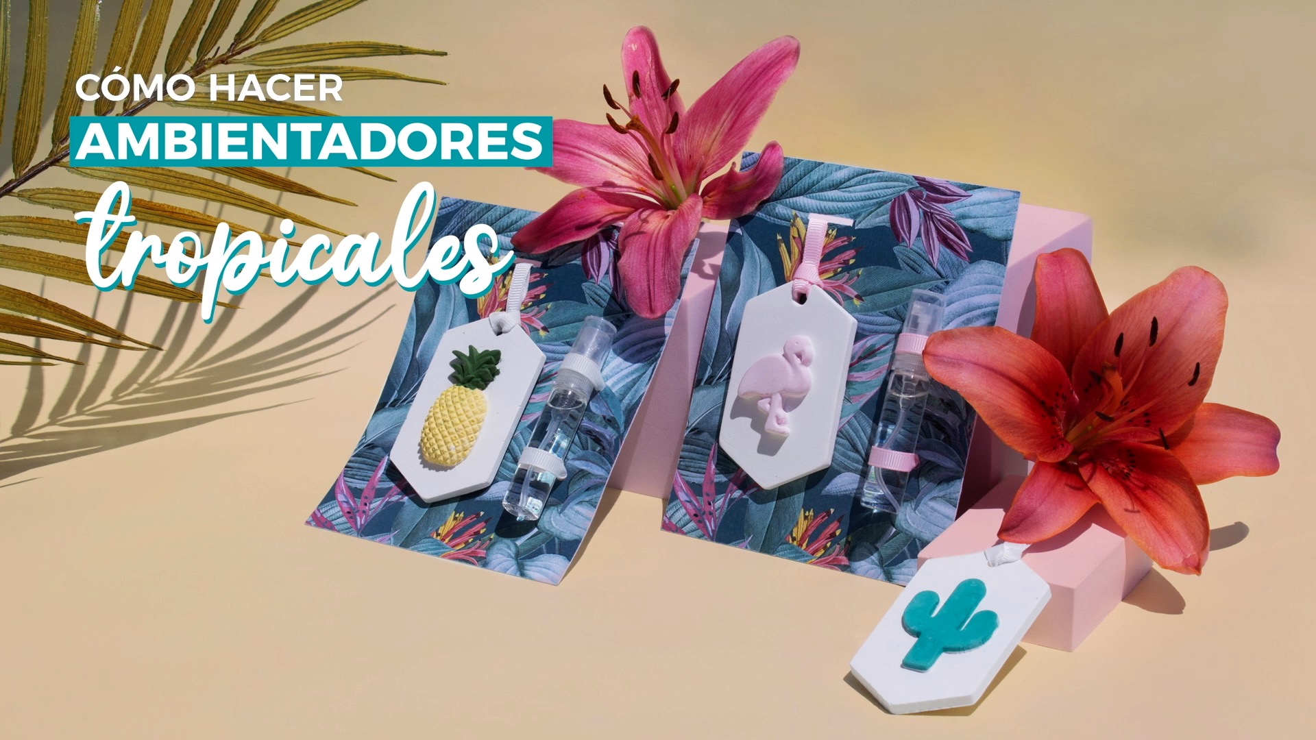 Como hacer ambientadores tropicales