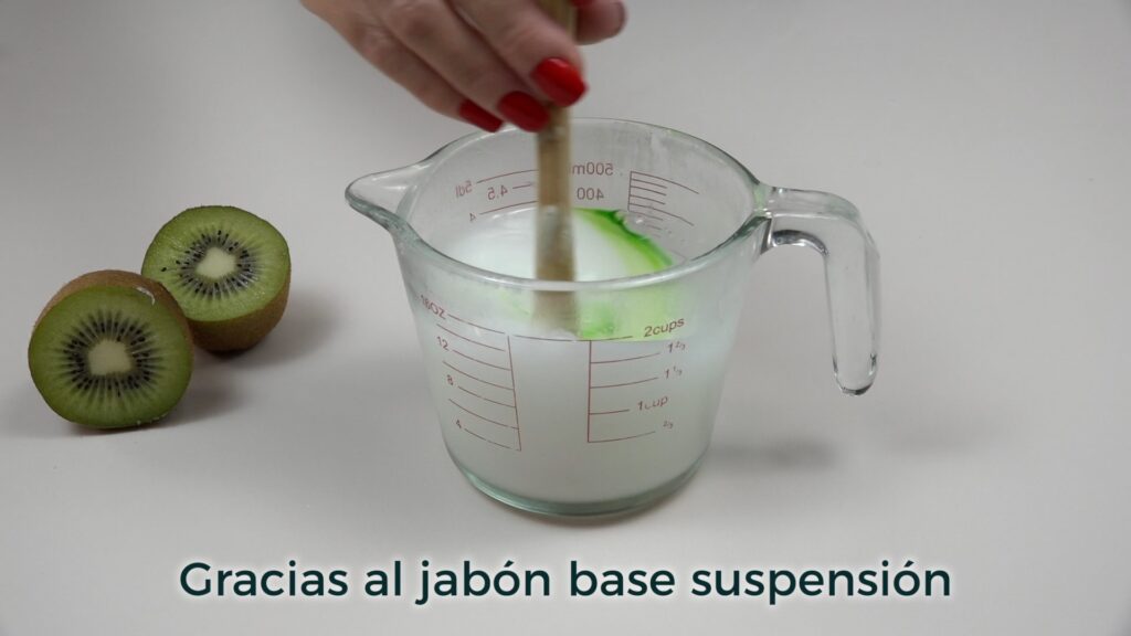 Jabón de kiwi 3