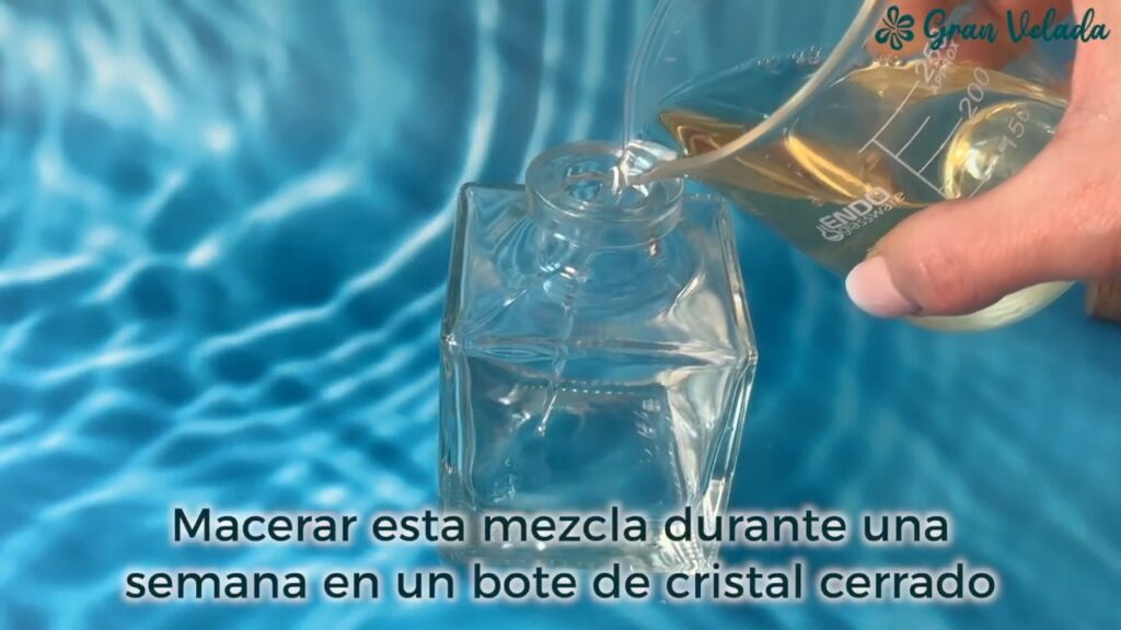 Perfume casero paso 5