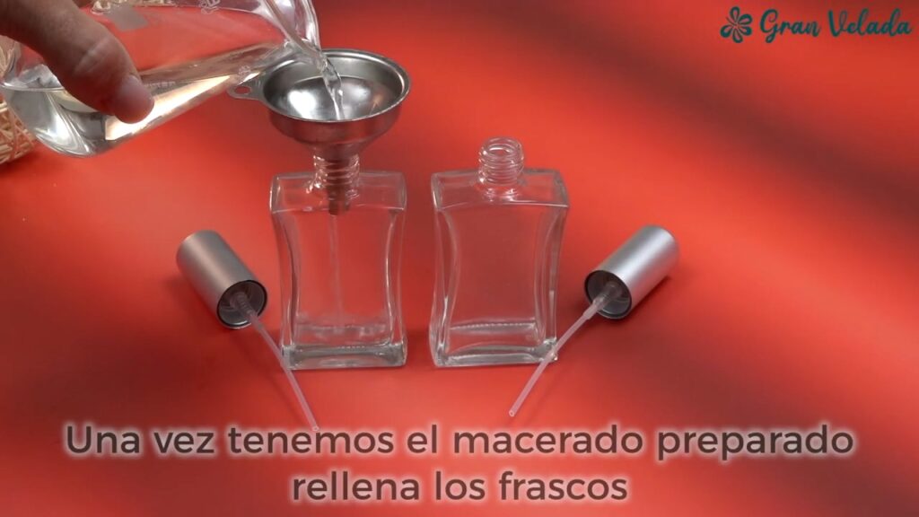 Perfume casero paso 6