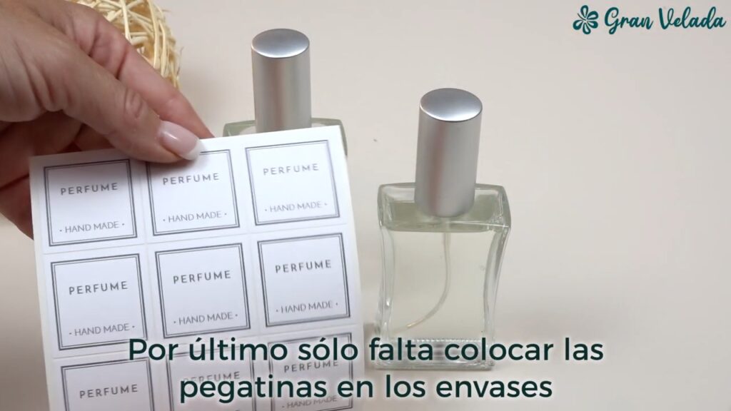 Perfume casero paso 7