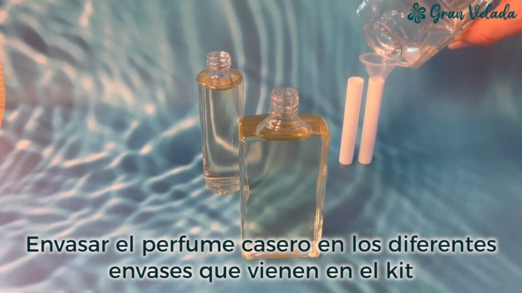 Perfume casero paso 7