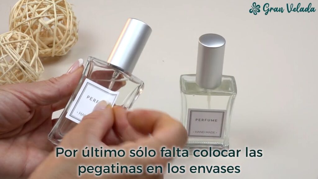 Perfume casero paso 8