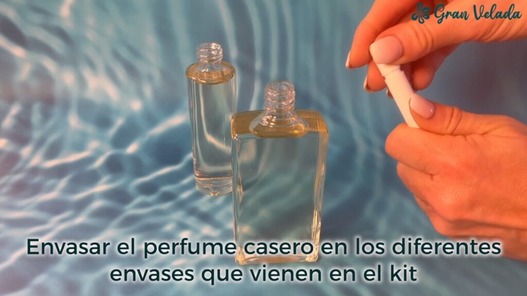 Perfume casero paso 8