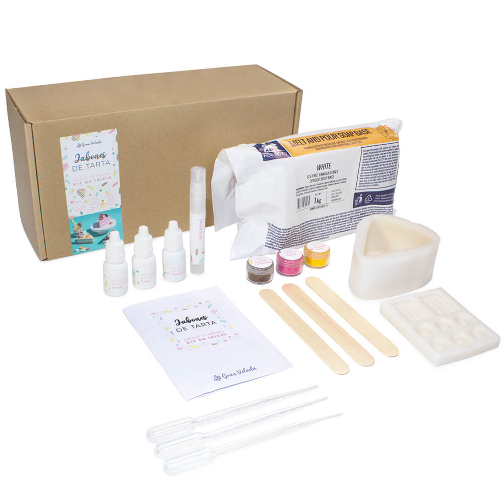 kit cómo hacer jabones de tarta 5