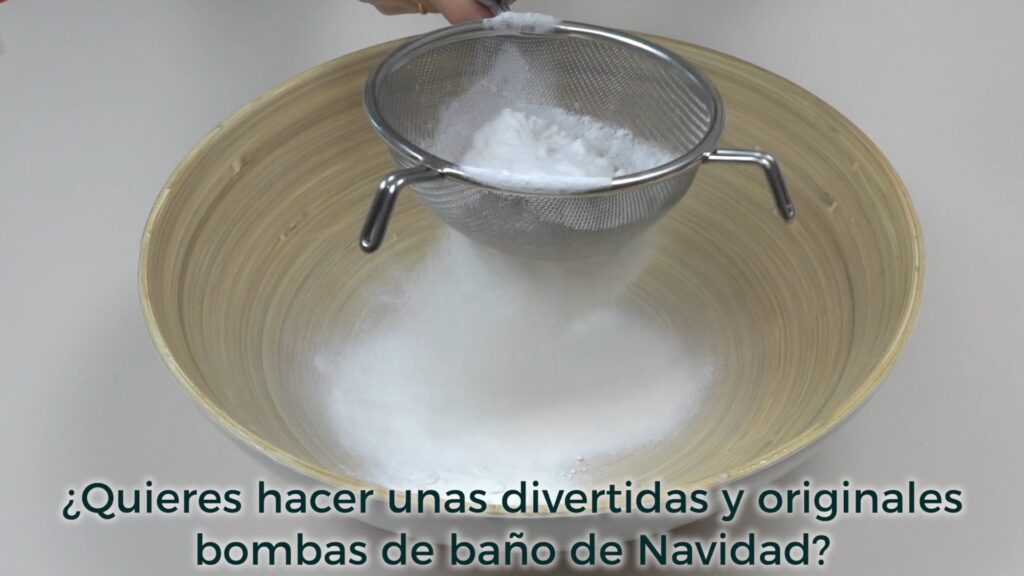 Kit cómo hacer bombas de baño muñeco de nieve 4