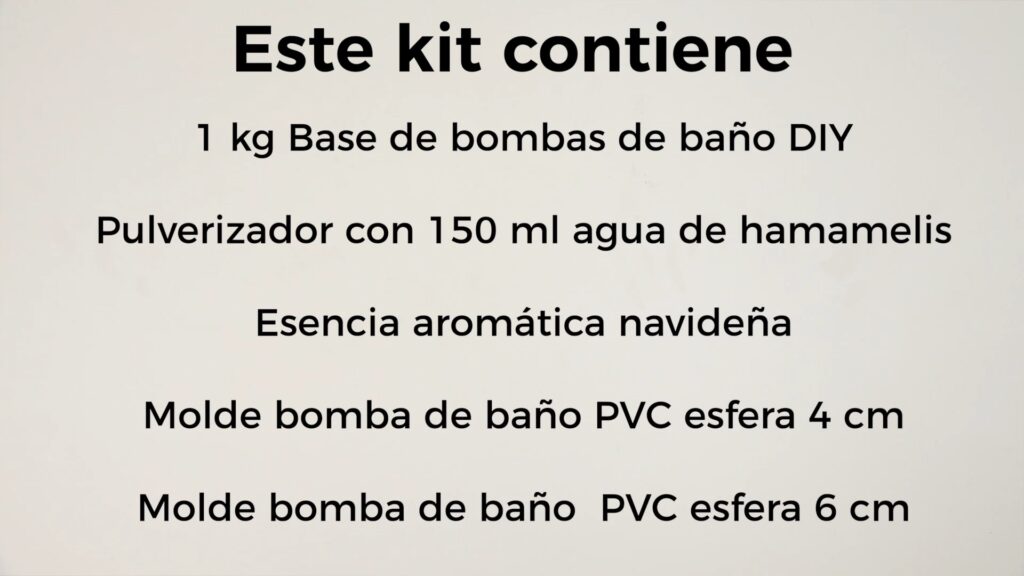 Kit cómo hacer bombas de baño muñeco de nieve 8